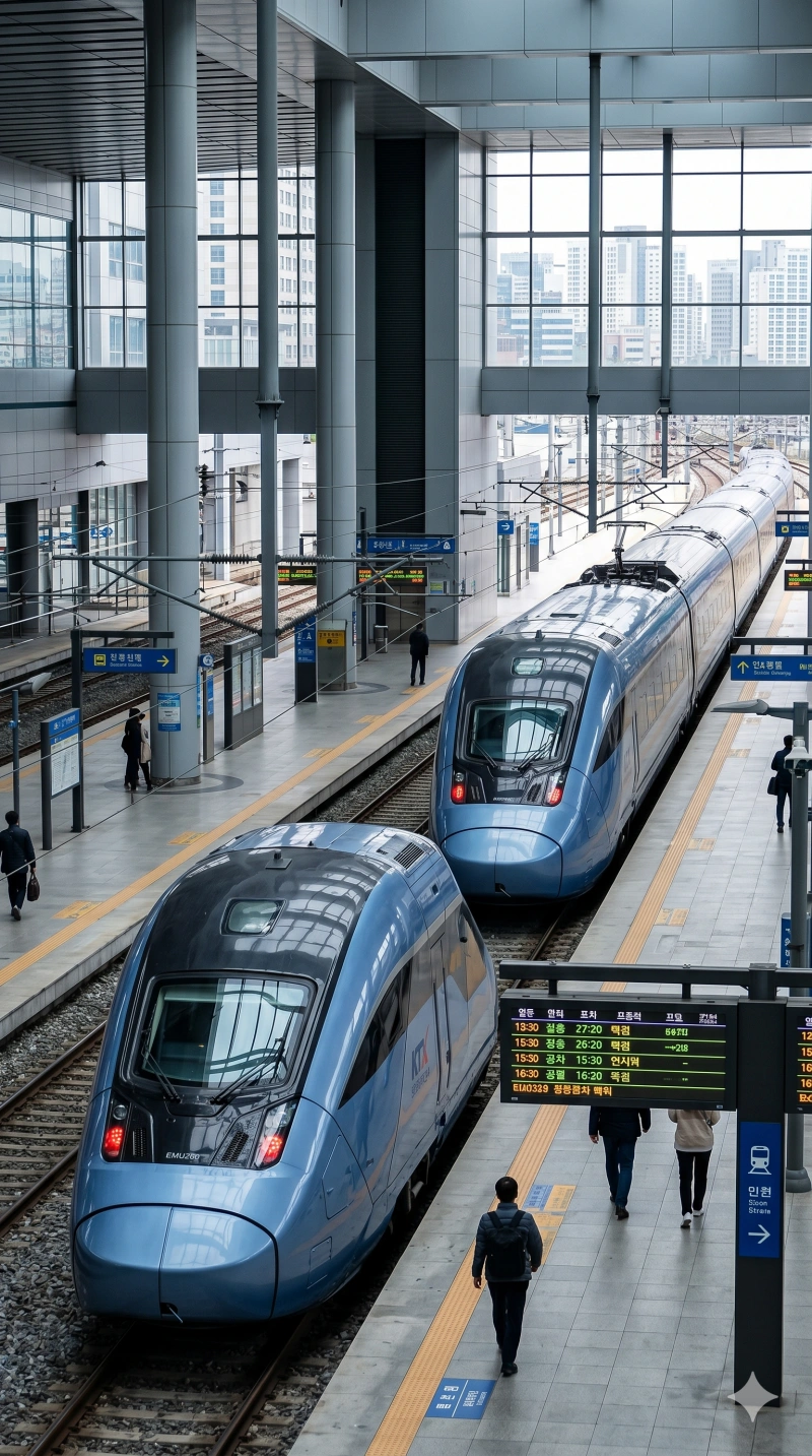 South Korea EMU260 and EMU320 high-speed train brake disc application