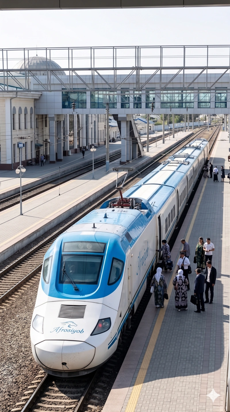 Uzbekistan EMU250 high-speed train brake disc application
