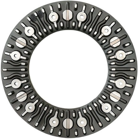 Wheel-mounted EMU brake disc series for passenger train and locomotive export projects